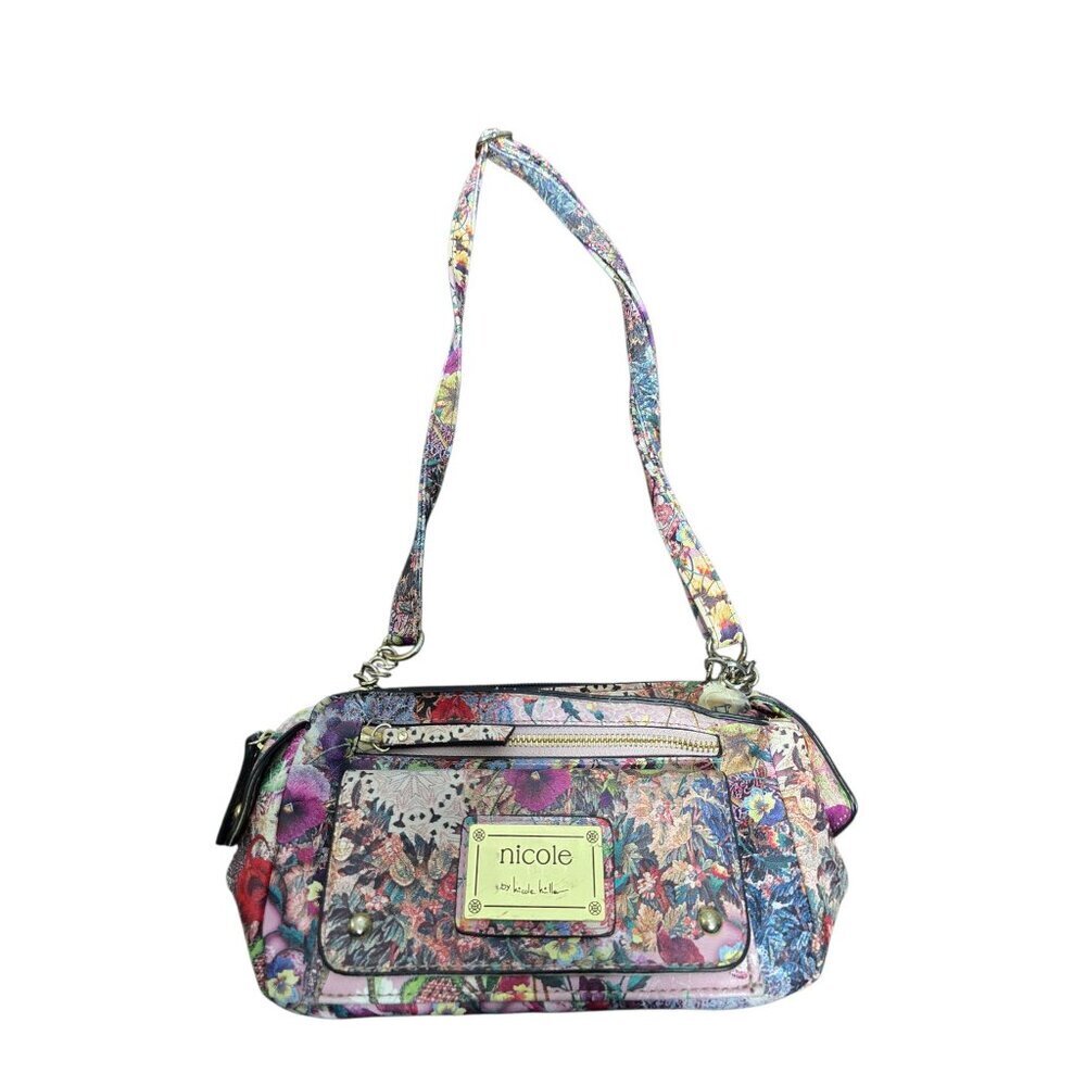 Y2K Nicole by Nicole Miller Floral Shoulder Bag Purse